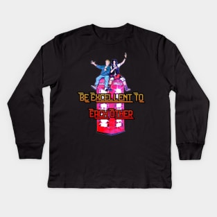 Bill & Ted Be Excellent Kids Long Sleeve T-Shirt